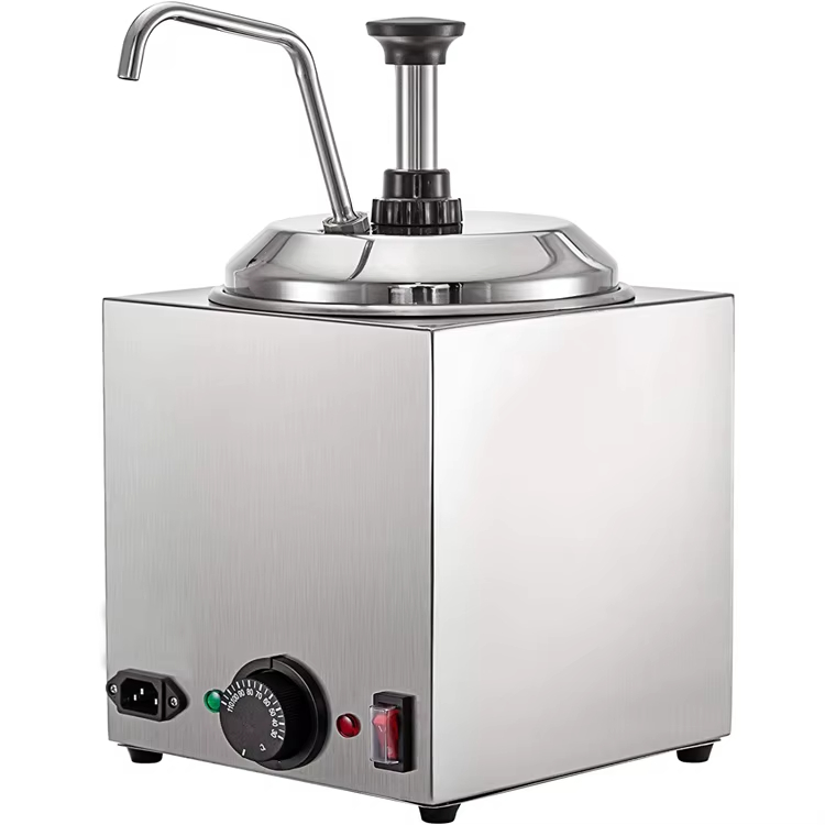 Commercial Nacho Cheese Warmer Dispenser - 単槽ステンレス製チョコレートメルティングマシン、チーズウォーマーディスペンサー（ナチョス、フォンデュ、業務用ケータリング用）
