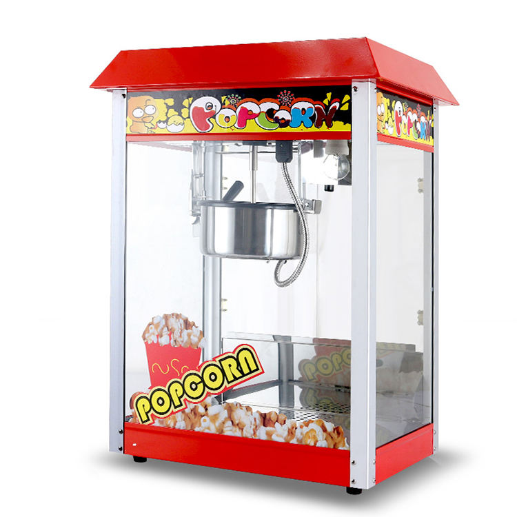 Commercial Popcorn Machine 8Oz Kettle - 業務用ポップコーンマシン 8オンス ケトル 1400W キャラメルミニポップコーンメーカー 50カップ/バッチ