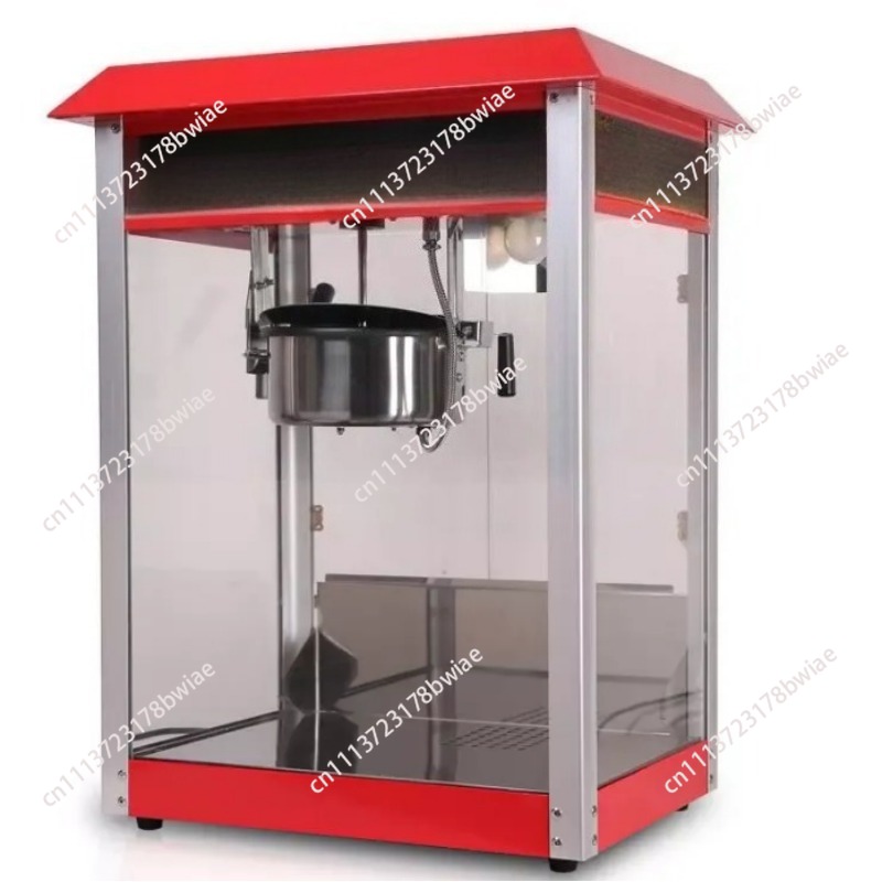 Commercial Popcorn Machine 8Oz Kettle - 赤い屋根の業務用電気ポップコーン製造機、8オンスケトルポップコーンマシン