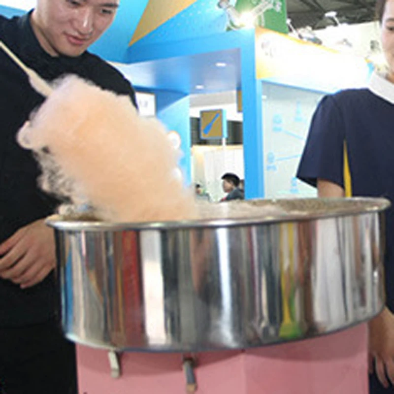 Commercial Cotton Candy Cart - カート機能付き縦型業務用電動綿菓子製造機 全自動綿菓子製造機 1200W