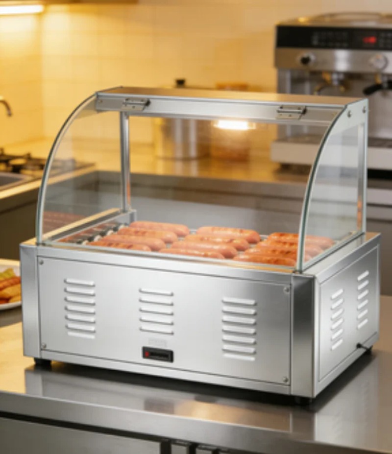 Hot Dog Roller Grill Commercial - 業務用認定ホットドッグローラーグリル電気ホットドッグ調理器、レストラン向け効率的なソーセージマシン