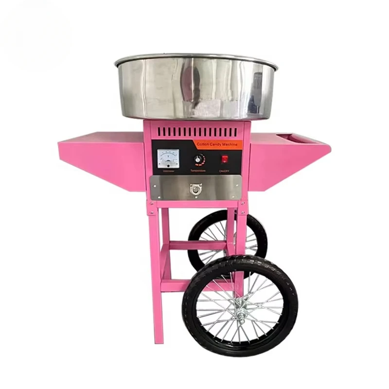 Commercial Cotton Candy Cart - 大型カート式綿菓子製造機（業務用自動綿菓子機）