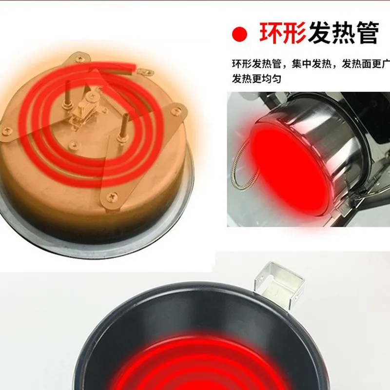 Popcorn Machine Kettle Replacement - 業務用電気ポップコーンマシン用、内釜、バタフライシネマポップコーンメーカー用、交換用ケトルボウル