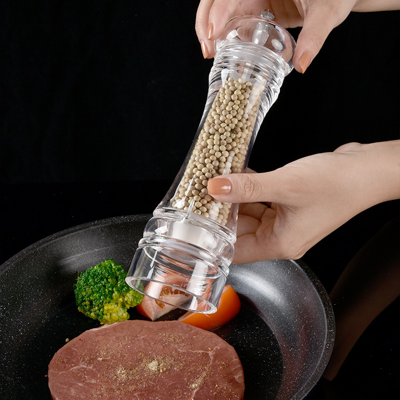 ペッパーグラインダー - アクリル製の塩コショウ入れ。セラミ - Popcorn Seasoning Salt Butter のレビューと価格