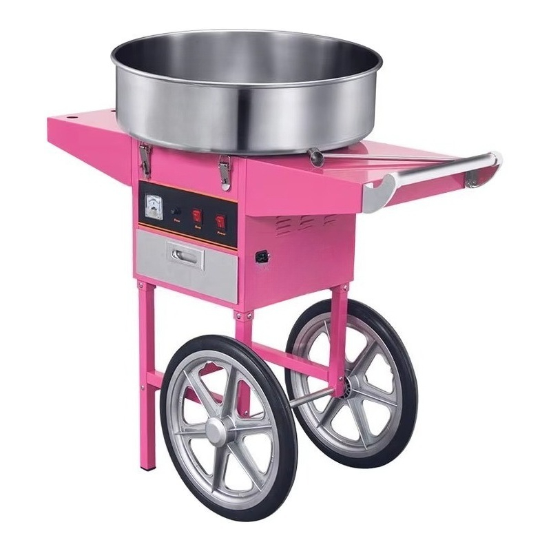業務用綿菓子機（カート・トロリー・モーター付き）ベーカリー用 - Commercial Cotton Candy Cart のレビューと価格