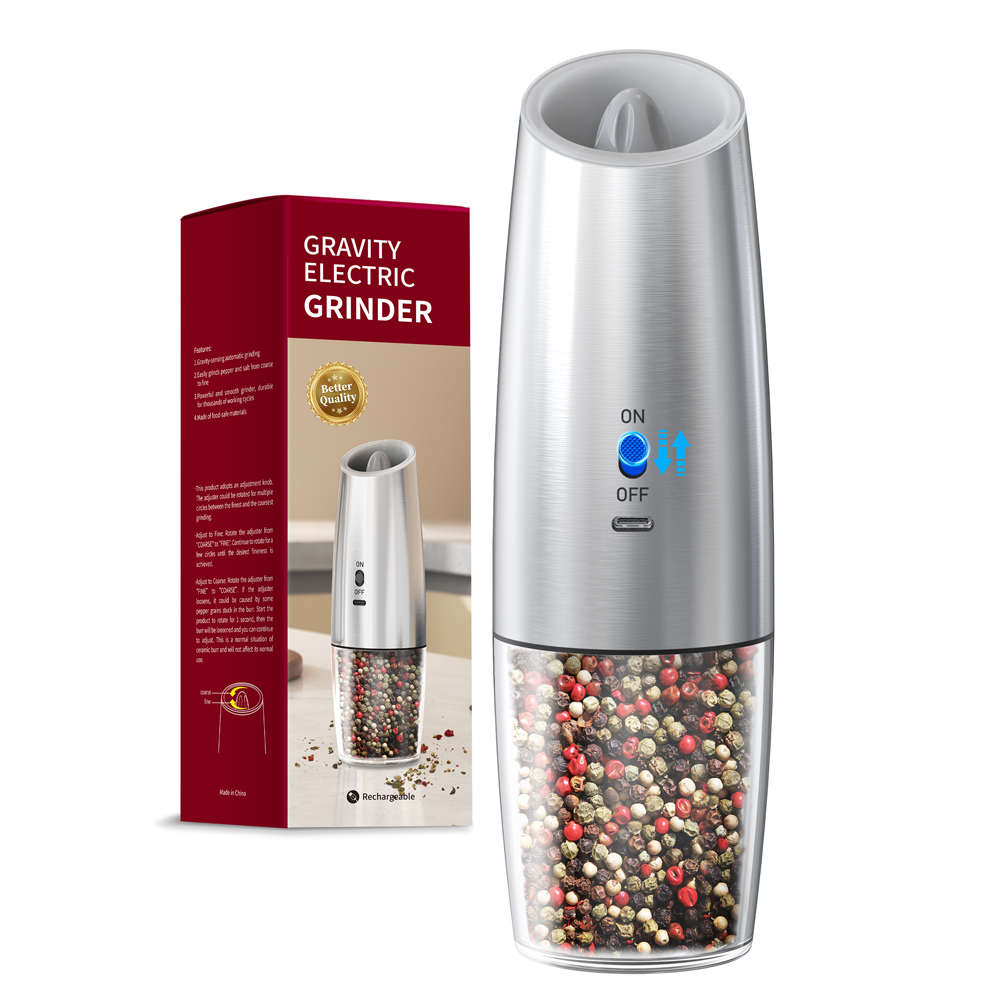 1 ピース/2 ピース重力感知電気塩とコショウグラインダーセ - Popcorn Seasoning Salt Butter のレビューと価格