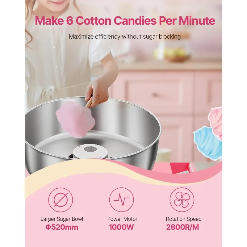 【プレミアム】SucceBuy 電動綿菓子機（カート付き）業 - Commercial Cotton Candy Cart のレビューと価格