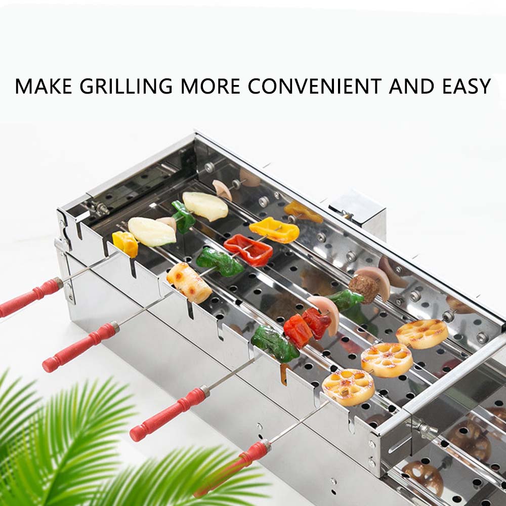 幅調整可能なステンレス製業務用回転グリル機、自動スキュワー式 - Hot Dog Roller Grill Commercial のレビューと価格
