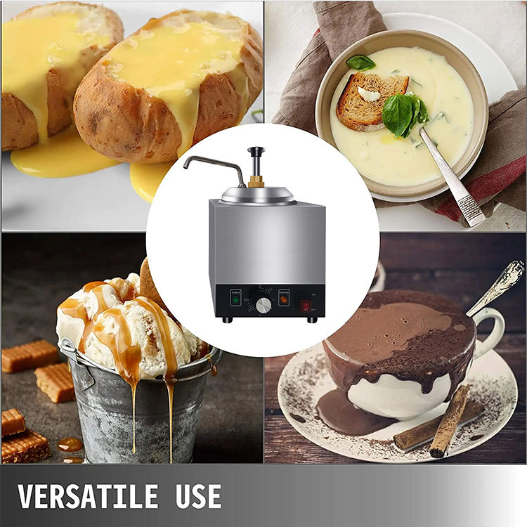 ステンレス製2槽式電気チーズウォーマーディスペンサー業務用ホ - Commercial Nacho Cheese Warmer Dispenser のレビューと価格