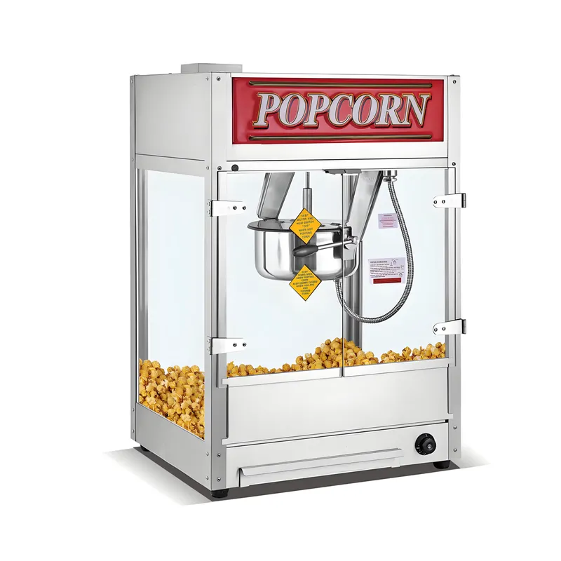 大型自動ポップコーン製造機。16オンスのステンレス製で、電気 - Commercial Popcorn Maker 16Oz のレビューと価格