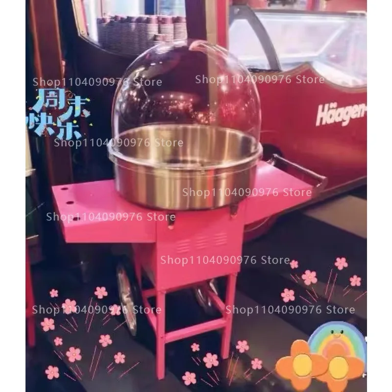 220V新型業務用電動綿菓子製造機、自動回転加熱機能付き、ふ - Commercial Cotton Candy Cart のレビューと価格