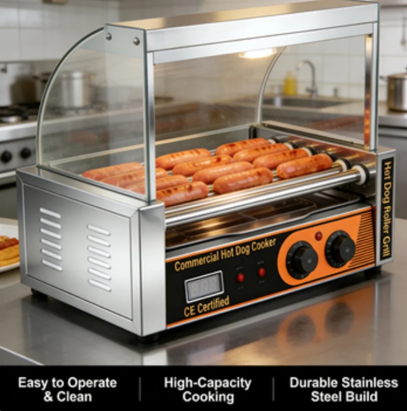 業務用認定ホットドッグローラーグリル電気ホットドッグ調理器、 - Hot Dog Roller Grill Commercial のレビューと価格