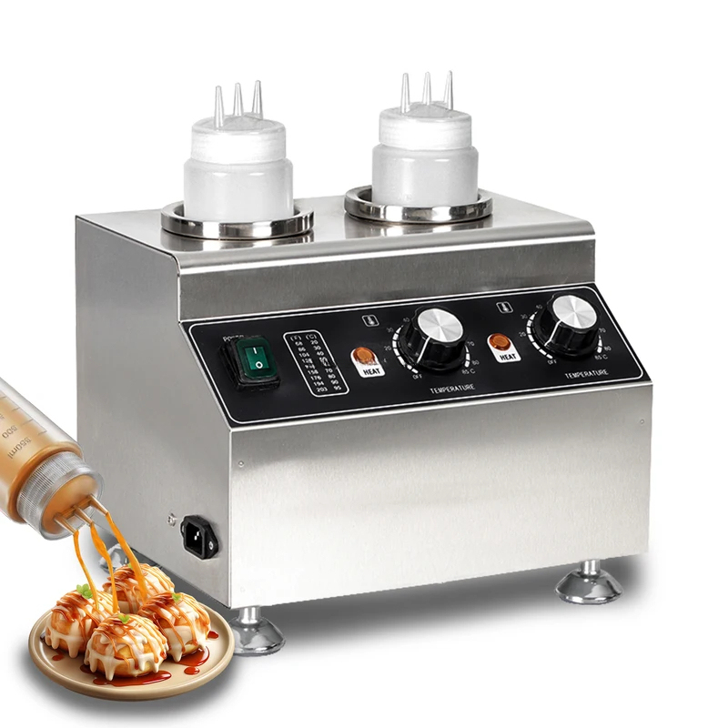 110/220V業務用ナチョス2ボトル電気チーズステンレス鋼 - Commercial Nacho Cheese Warmer Dispenser のレビューと価格