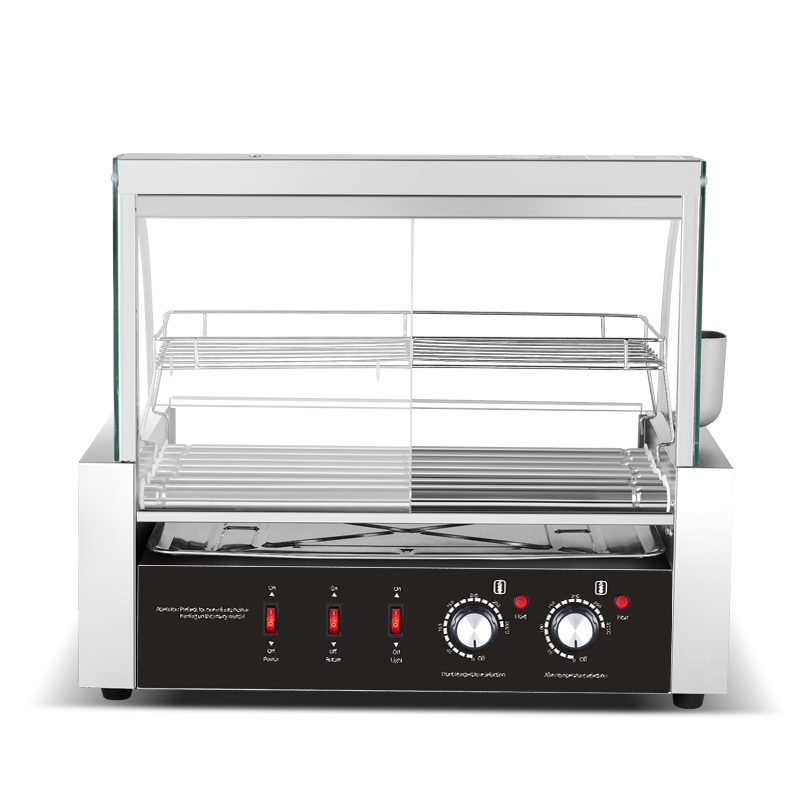 業務用ホットドッグマシン、効率的なソーセージ焼き用ホットドッ - Hot Dog Roller Grill Commercial のレビューと価格