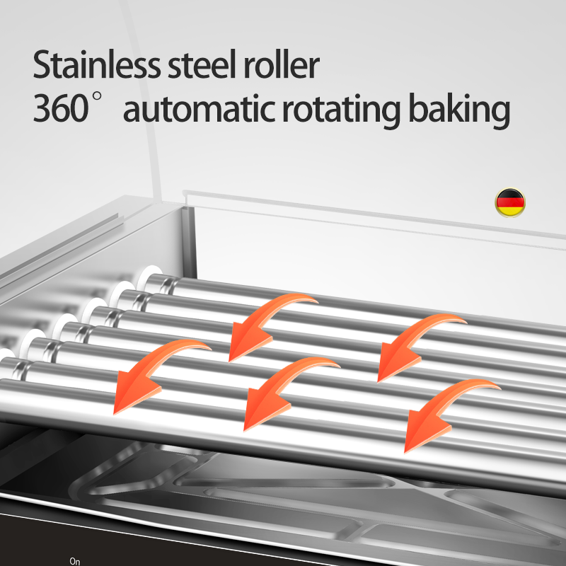 業務用ホットドッグマシン、効率的なソーセージ焼き用ホットドッ - Hot Dog Roller Grill Commercial のレビューと価格