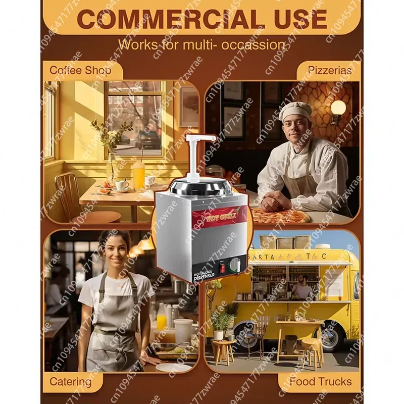 業務用2.8クォート電気式ホットチョコレート＆ソースディスペ - Commercial Nacho Cheese Warmer Dispenser のレビューと価格