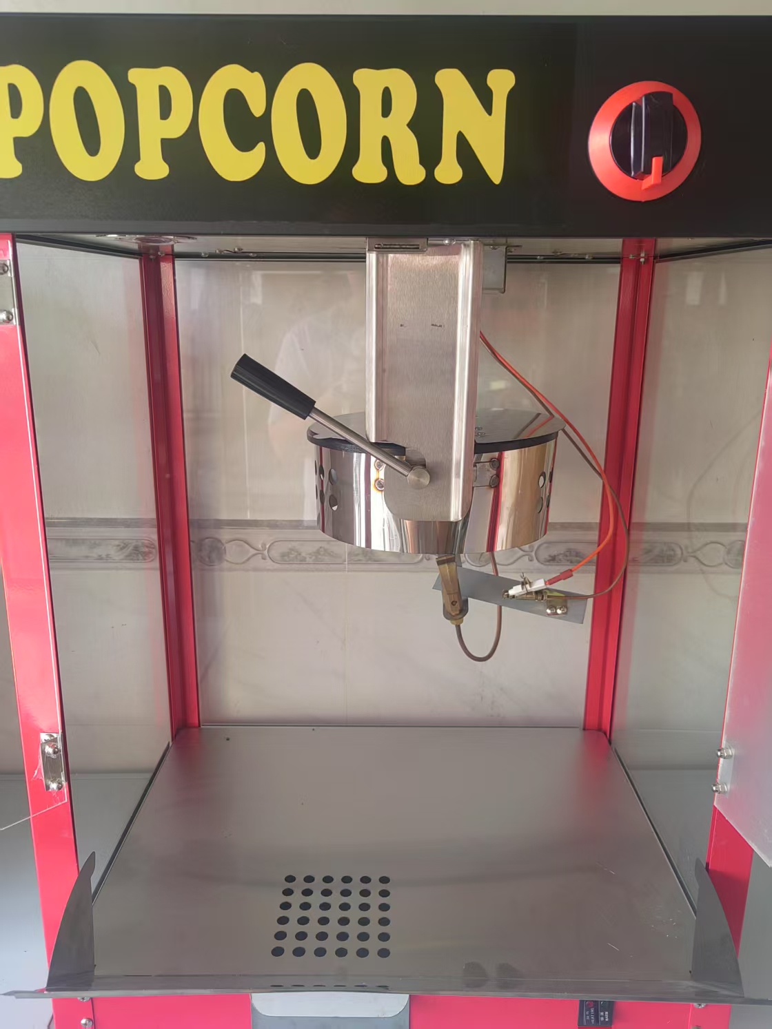 8オンスのケトル付き業務用ポップコーンマシン、ノンスティック - Commercial Popcorn Machine 8Oz Kettle のレビューと価格