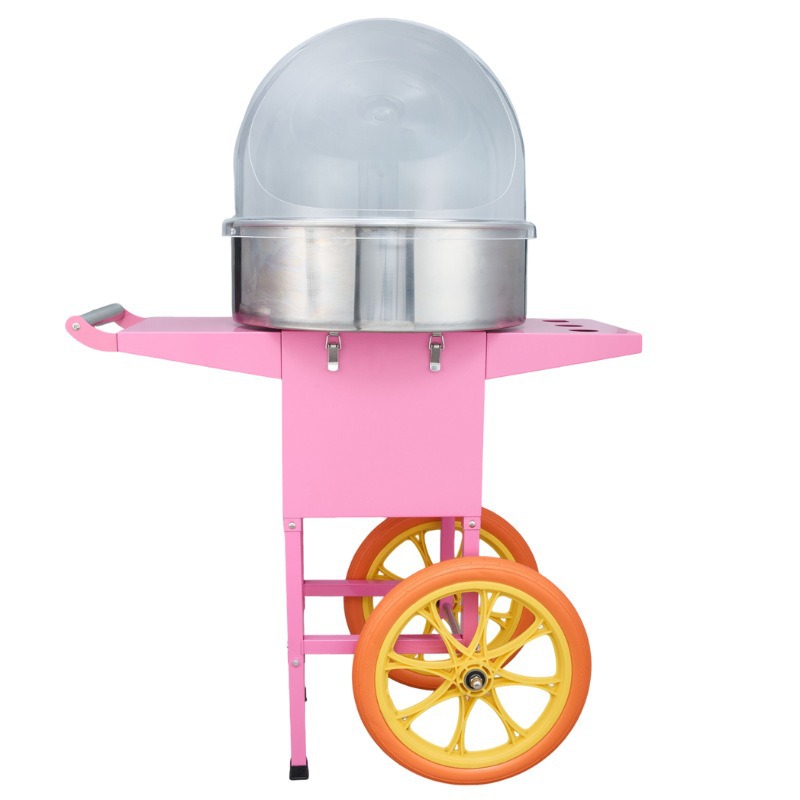 移動販売に最適な、業務用電気式綿菓子製造機。 - Commercial Cotton Candy Cart のレビューと価格